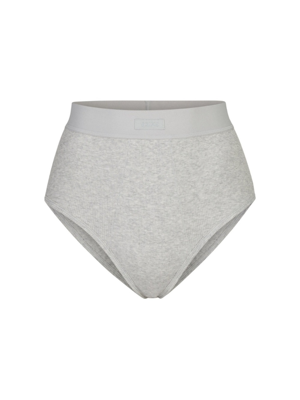 Skims‎ Cotton Rib Brief - Light Heather Grey size M